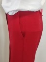 Pantaloni donna flared rossi Kartika vista tasche alla francese Con.senso abbigliamento Torino