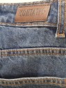Jeans donna flare vita alta Kontatto particolare dietro Con.senso abbigliamento Torino
