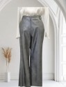 Pantaloni argento Tensione in vista frontale Con senso abbigliamento Torino