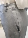 Pantaloni argento Tensione in particolare tasche alla francese Con.senso abbigliamento Torino
