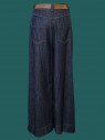 Jeans denim donna a palazzo Le strghe vista retro Con.senso abbigliamento Torino