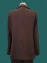 Giacca donna cioccolato tessuto fluido Le streghe vista schiena Con.senso abbigliamento Torino