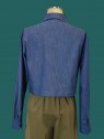 Giacca donna crop denim Flirt vista spalle Con.senso abbigliamento Torino