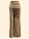 Pantaloni donna in ciniglia gamba larga vista dietro Con.senso abbigliamento Torino