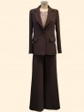 Completo donna moro giacca e pantaloni vista frontale Con.senso abbigliamento Torino