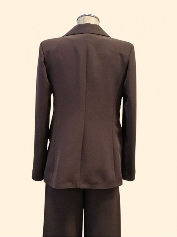 Giacca donna moro spacchi laterali vista dietro Con.senso abbigliamento Torino