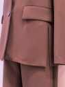 Giacca donna moro particolare spacchi laterali Con.senso abbigliamento Torino