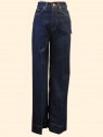 Jeans donna gamba larga Kartika vista frontale Con.senso abbigliamento Torino