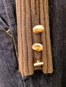 Maglia donna moro particolare polsini con bottoni oro Con.senso abbigliamento Torino