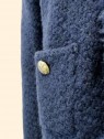 Maglia donna Chanel blu Kartika particolare bottoni oro Con.senso abbigliamento Torino