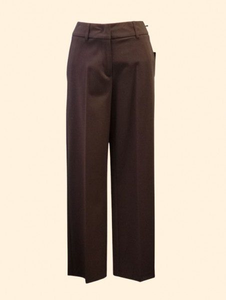 Pantaloni donna sigaretta moro Kartika vista frontale Con.senso abbigliamento Torino