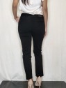 Pantaloni donna neri chino tasche sui fianchi Kontatto vista retro Con senso abbigliamento Torino